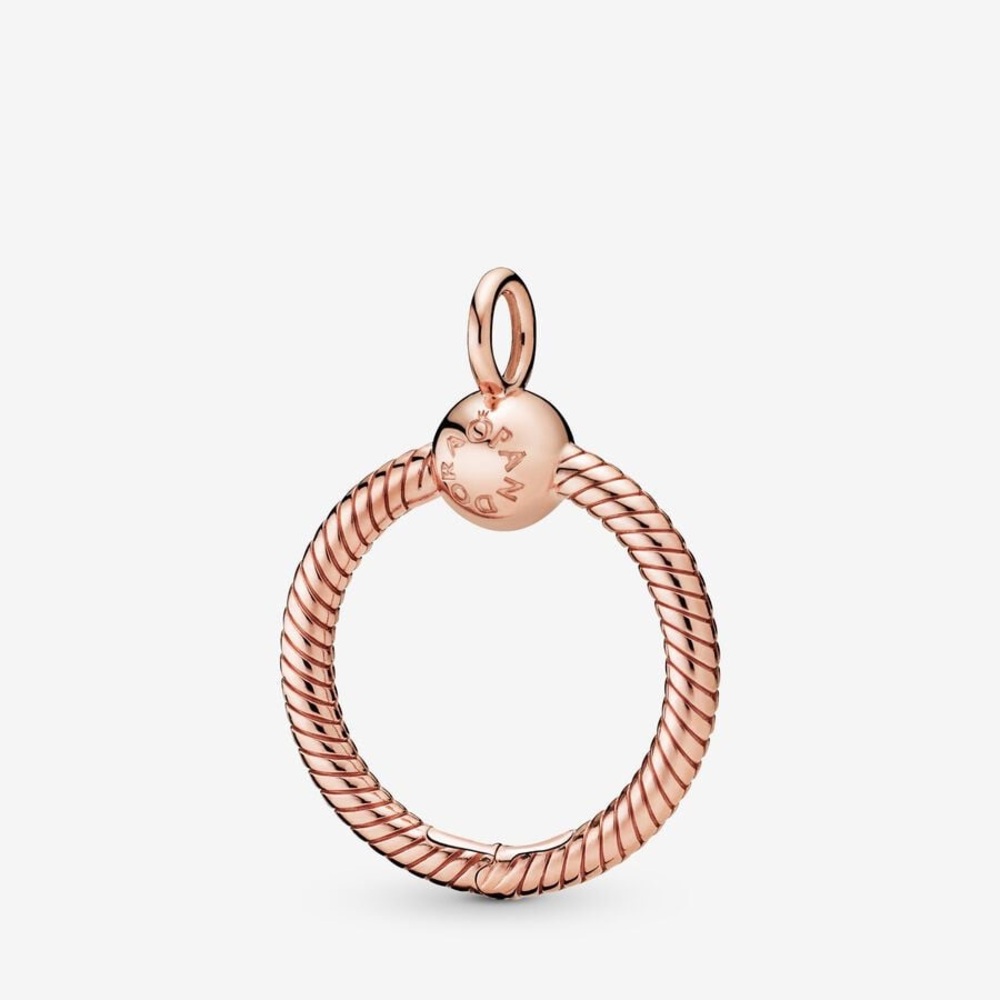 Pandora Moments Small O Pendant Rose Gold.  NWOT